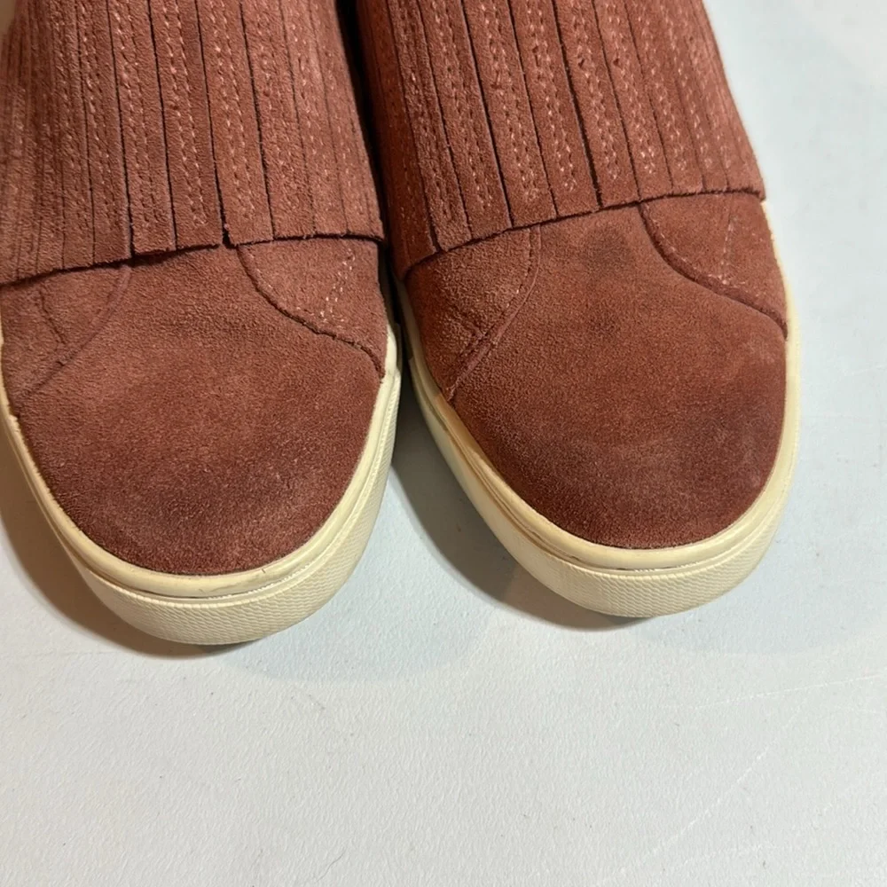 Frye “Ros” Rust Suede Slip-On Sneakers - Picture 5 of 8